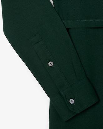Slim Fit Polo Collar Wrap Dress