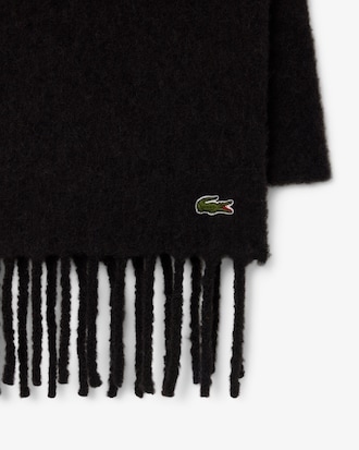 Fringed Alpaca Wool Scarf