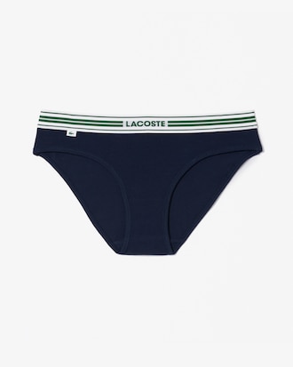 Contrast Waist Stretch Cotton Briefs