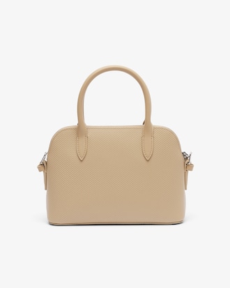 Small Piqu&eacute; Leather Chantaco Bugatti Bag