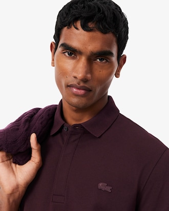 Regular Fit Paris Stretch Piqu&eacute; Polo Shirt