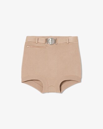 Runway Crocodile Mini Shorts