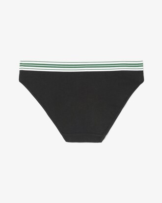 Contrast Waist Stretch Cotton Briefs
