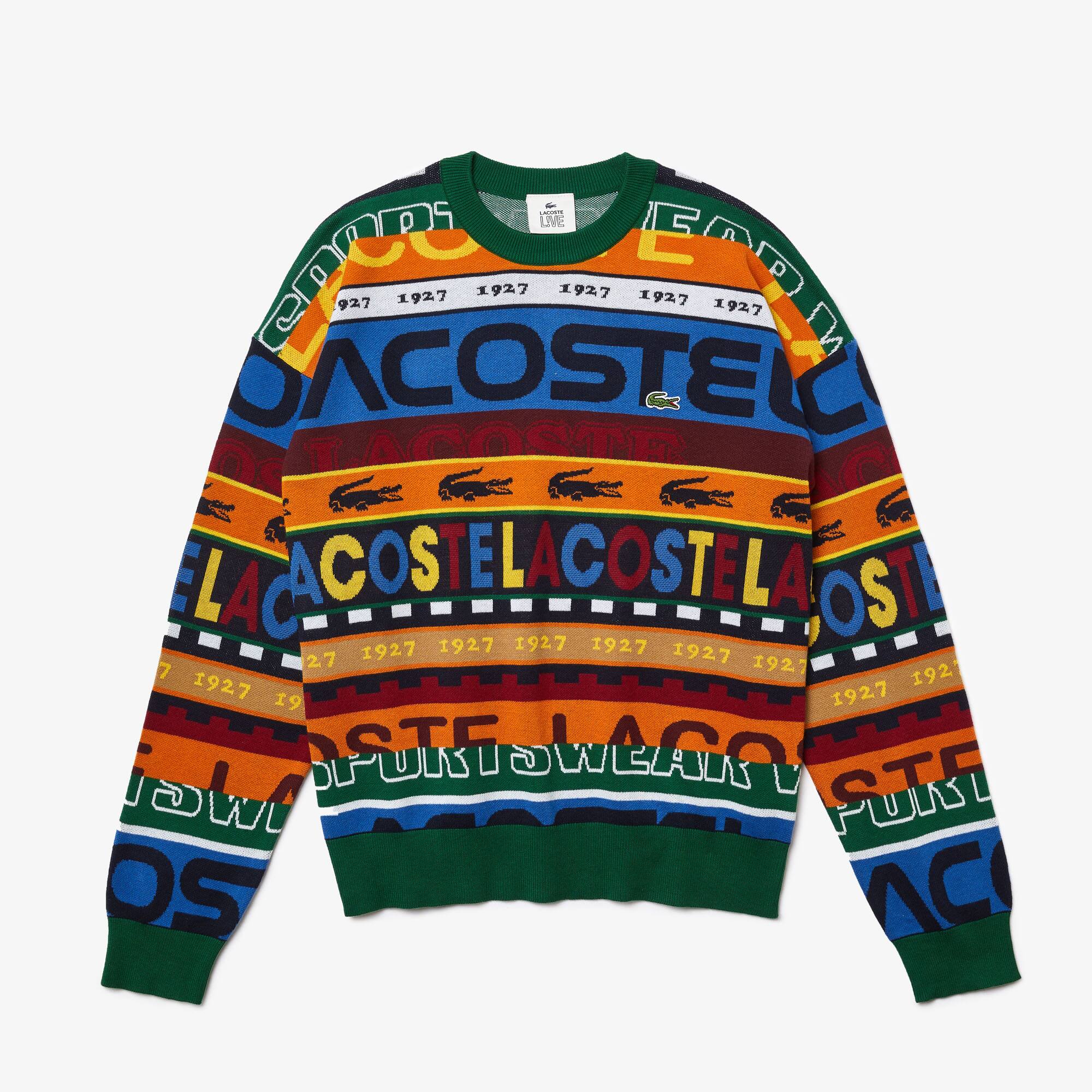 lacoste multicolor sweater