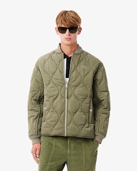 Short Water-Repellent Badge Jacket