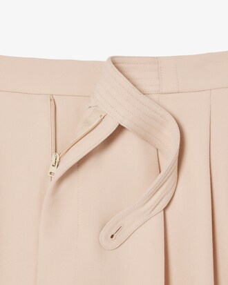 Runway Fitted Wool Bermuda Shorts