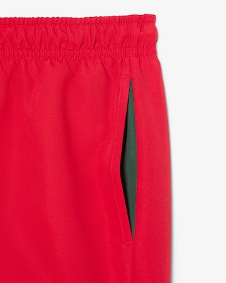 Monochrome Lined Swim Trunks