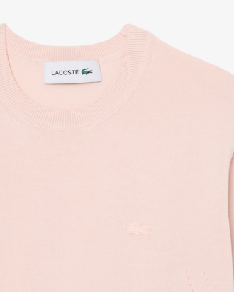 3D Knit Crew Neck Sweater