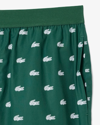 Striped Poplin Pajama Shorts