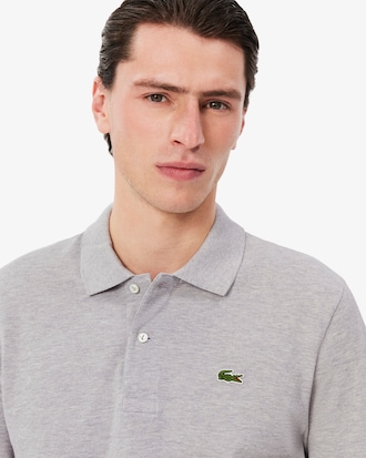 Classic Fit Long Sleeved L.12.12 Polo Shirt