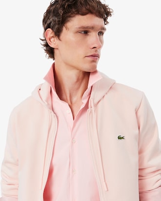 Classic Fit Zipped Fleece Sweatshirt