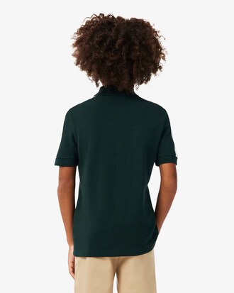 Colour-Block Petit Piqu&eacute; Polo Shirt