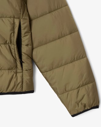 Water-Repellent Quilted Puffed Jacket