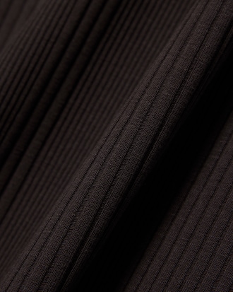 Ribbed Cotton Strappy Maxi Dress