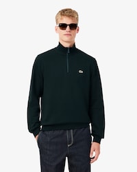 High Neck Zipped Fleece Sweatshirt