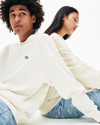 Unisex Lacoste LIVE Crew Neck Cotton Sweatshirt