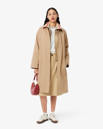 Twill Polo Collar Car Coat