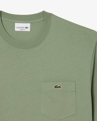 Cotton T-shirt with Breast Pocket