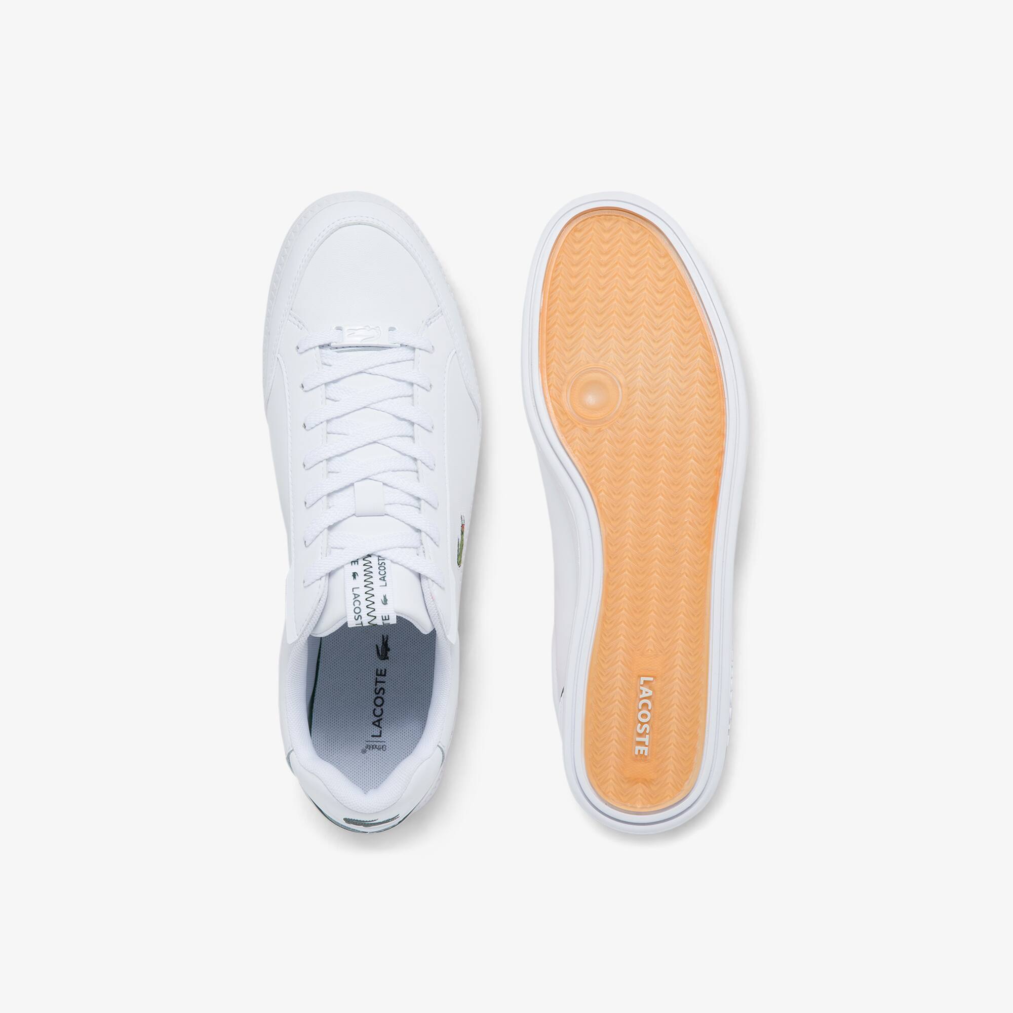 Men's Graduate Cap Leather and Synthetic Trainers | LACOSTE
