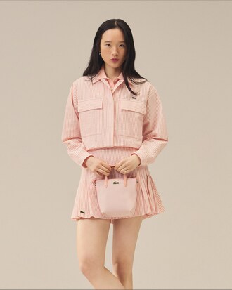 Mini Striped L.12.12 Concept Tote