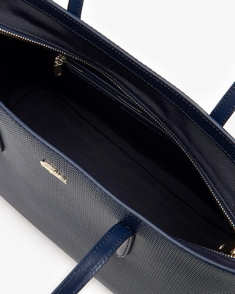 Women's Chantaco Piqu&eacute; Leather Zip Tote Bag