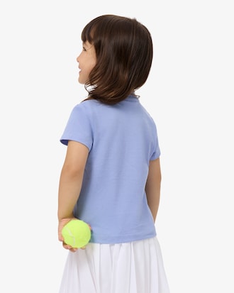 Scalloped Collar Piqu&eacute; Polo Shirt