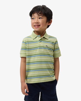Contrast Stripe Petit Piqu&eacute; Polo Shirt