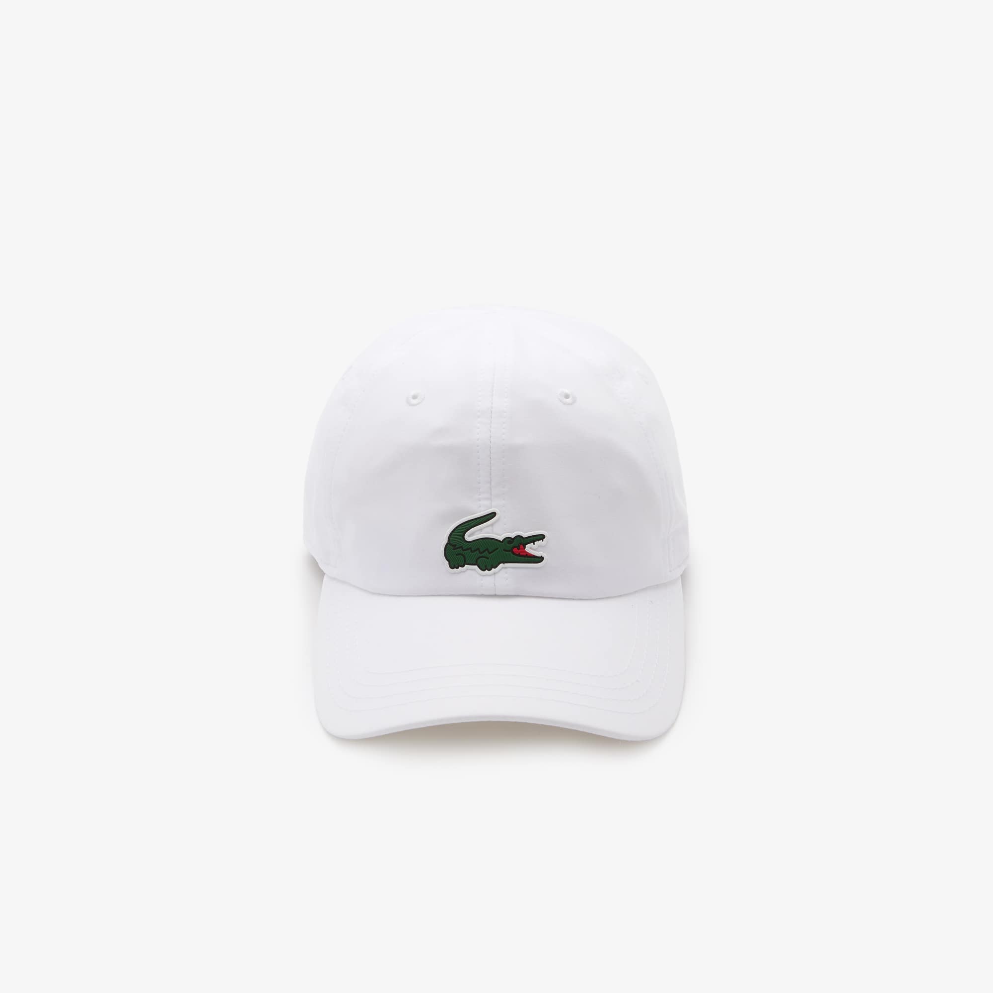 white lacoste hat