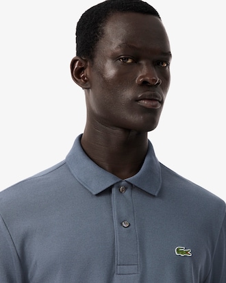 Classic Fit Long Sleeved L.12.12 Polo Shirt
