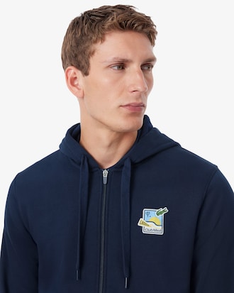 Lacoste x Club Med Zip Front Hoodie