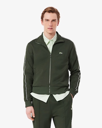 Paris Piqu&eacute; Zip Front Track Jacket