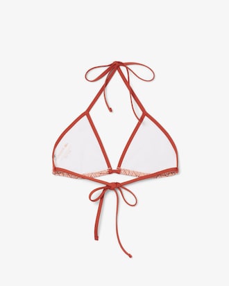Printed Jersey Swim Top