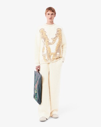 Runway Oversized Knit Track Pants