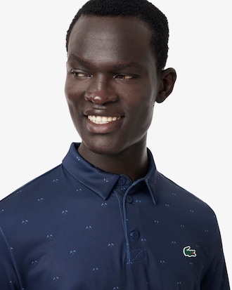 Regular Fit Printed Golf Polo Shirt