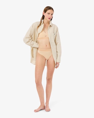 Perforated Band Microfiber Bra