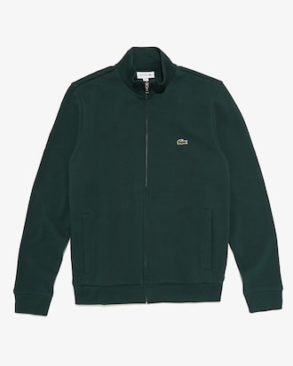 Men's Zip Stand-Up Collar Fleece Sweatshirt