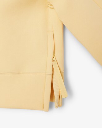Short Cut Cotton Hoodie