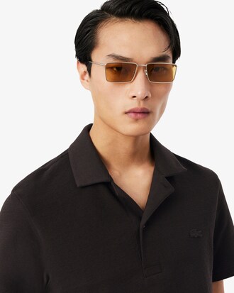 Classic Fit Textured Polo Shirt