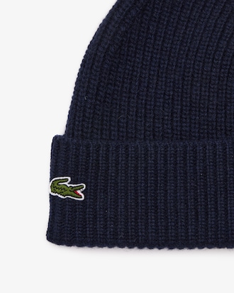 Ribbed Cashmere Beanie