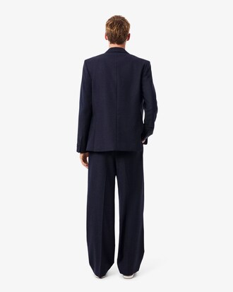 Straight Fit Felted Wool Pants