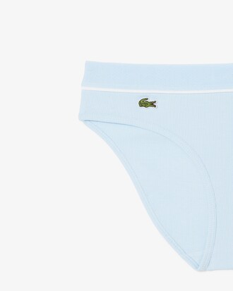 Ribbed Cotton Embroidered Croc Briefs