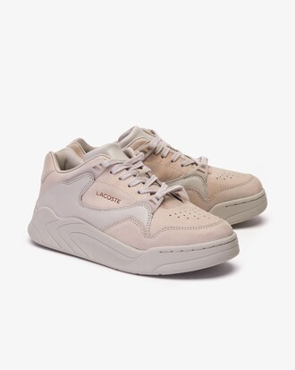 Women&rsquo;s Court Slam Nubuck Leather Trainers