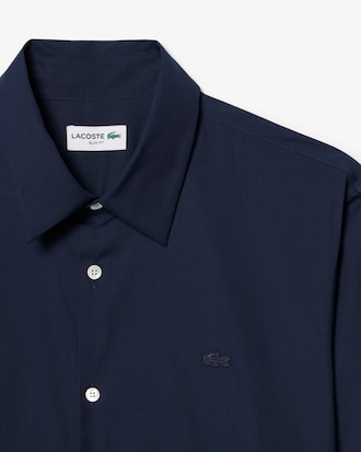 Slim Fit Stretch Poplin Shirt