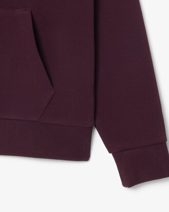 Zipped Piqu&eacute; Hoodie