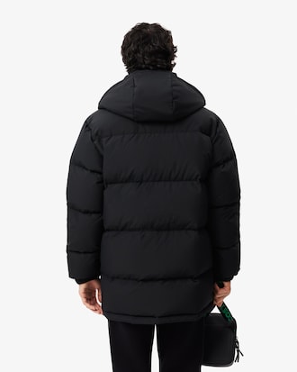 Water-Repellent Mid Length Puffed Jacket