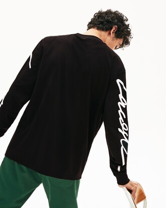 Unisex Lacoste LIVE Signature Print T-shirt