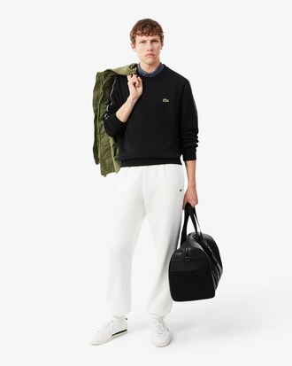 Stripe Band Fleece Sweatshirt