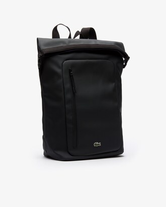 Men's L.12.12 Concept Coated Petit Piqu&eacute; Canvas Rolled Backpack