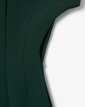 Runway Pleated Polo Dress