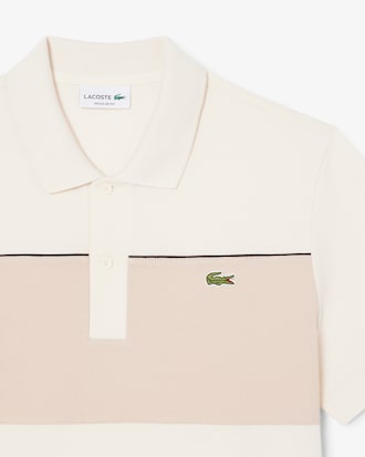 Regular Fit Colour-Block Piqu&eacute; Polo Shirt